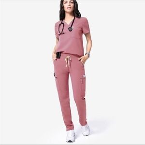 Figs Yola Pant, Mauve, Size XS